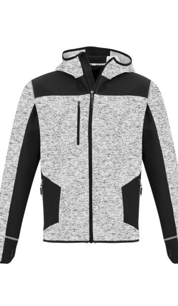 Grey Knit Hoodie