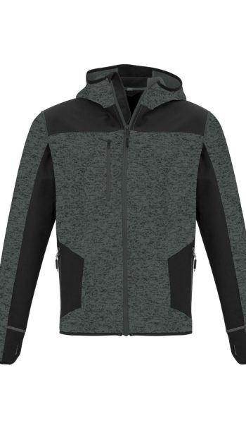 Gunmetal Knit Hoodie