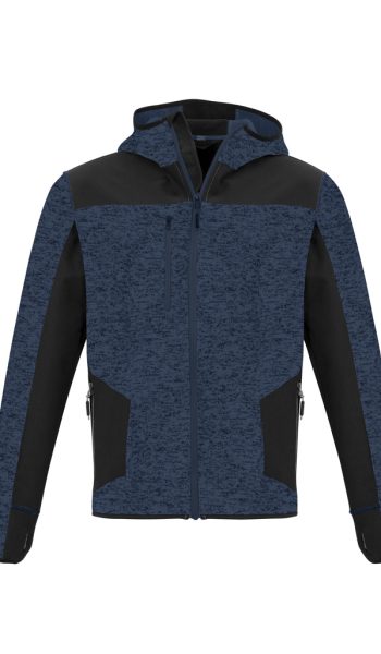Navy Knit Hoodie