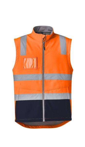 Orange Hi Vis Softshell Vest