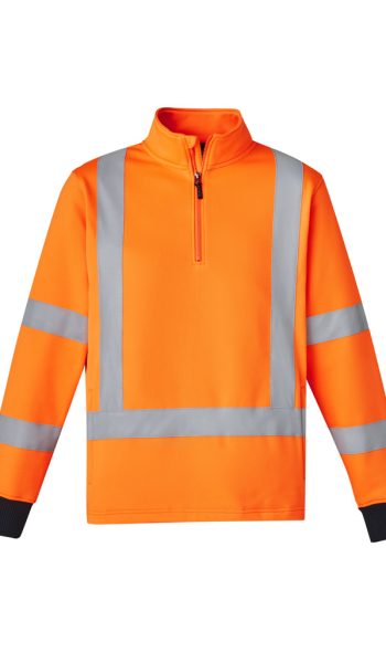 Orange Hi Vis X Back Rail Jumper