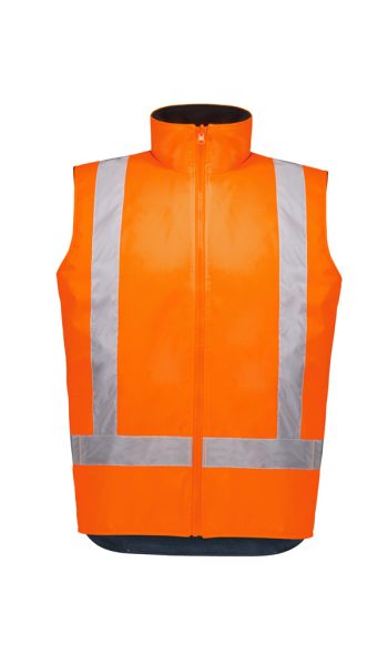 Orange Waterproof Reversible Vest