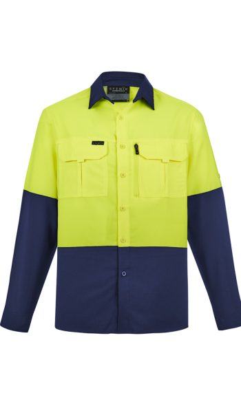 Yellow/Navy Hi Vis Outdoor Shirt