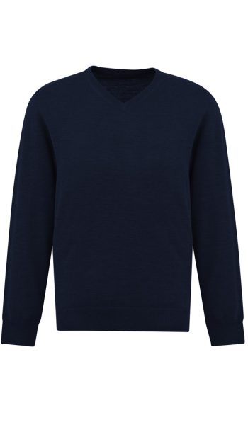 Navy Roma Knit Pullover