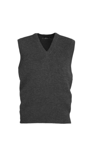 Charcoal Woolmix Knitted Vest