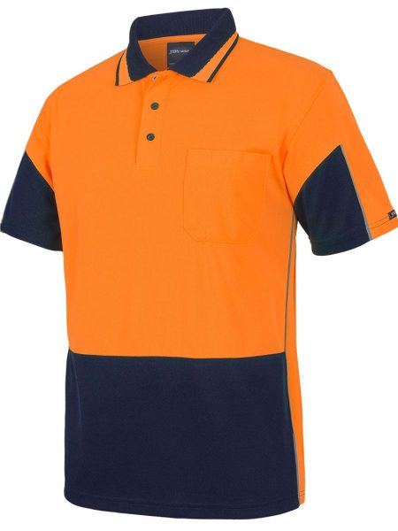 Orange Navy Gap Polo