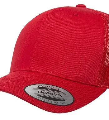 Red Classic Trucker Cap