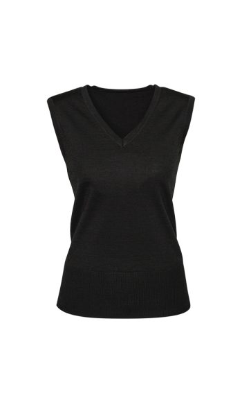 Women Black Milano Vest
