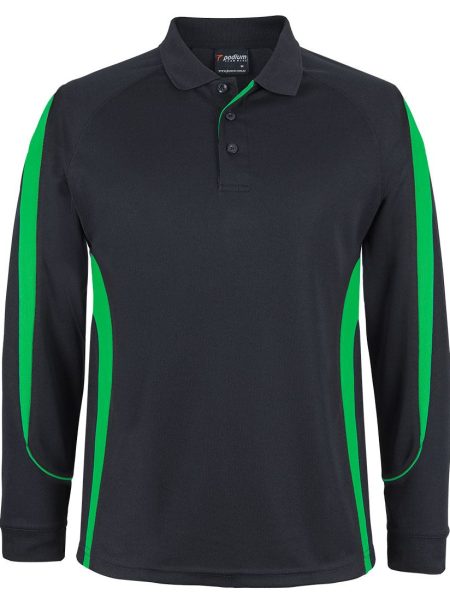 Black Pea Green Podium Bell Polo